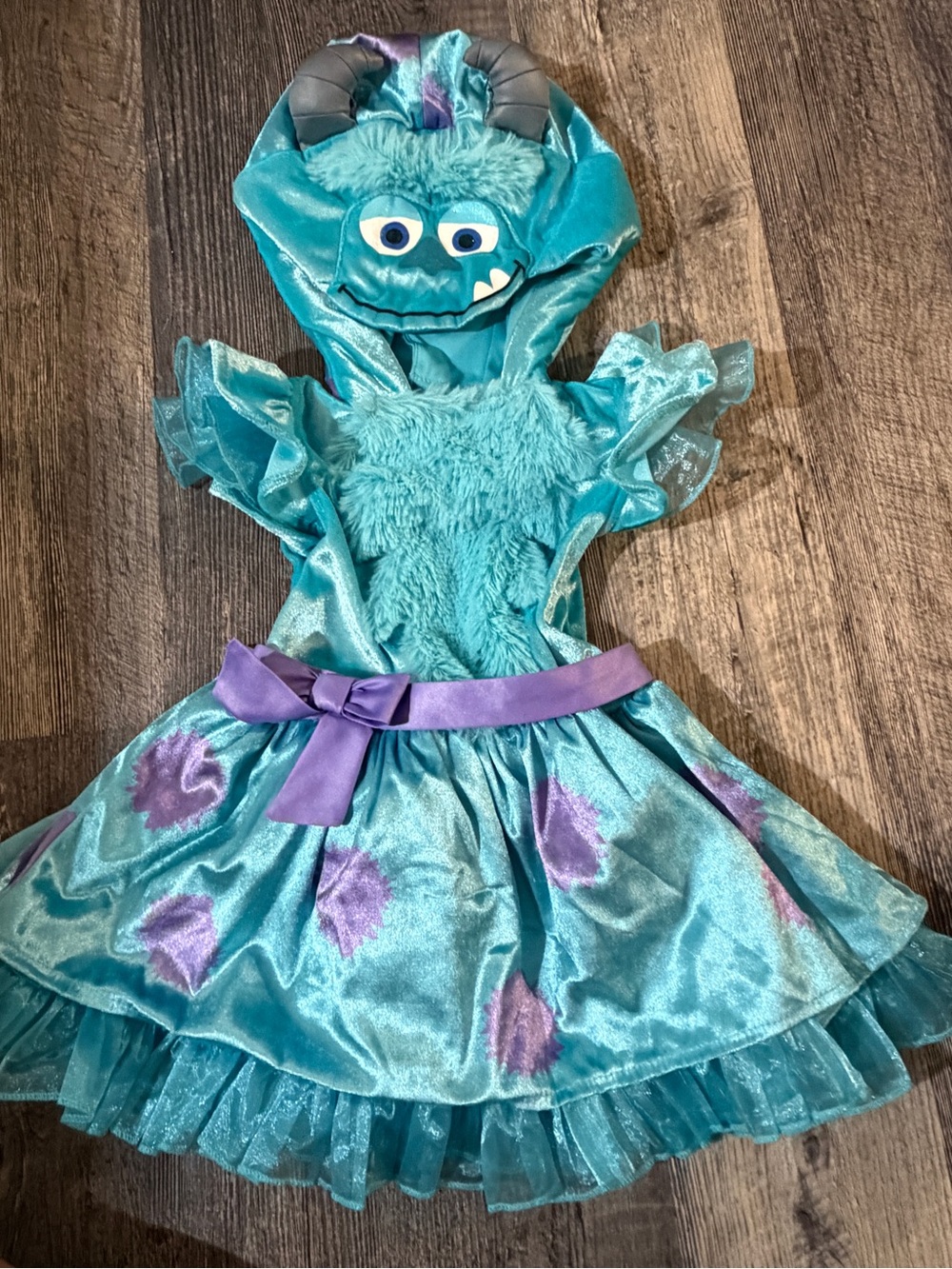 Disney Pixar Monsters Inc Sulley Costume Dress Toddler Girl Size 2T